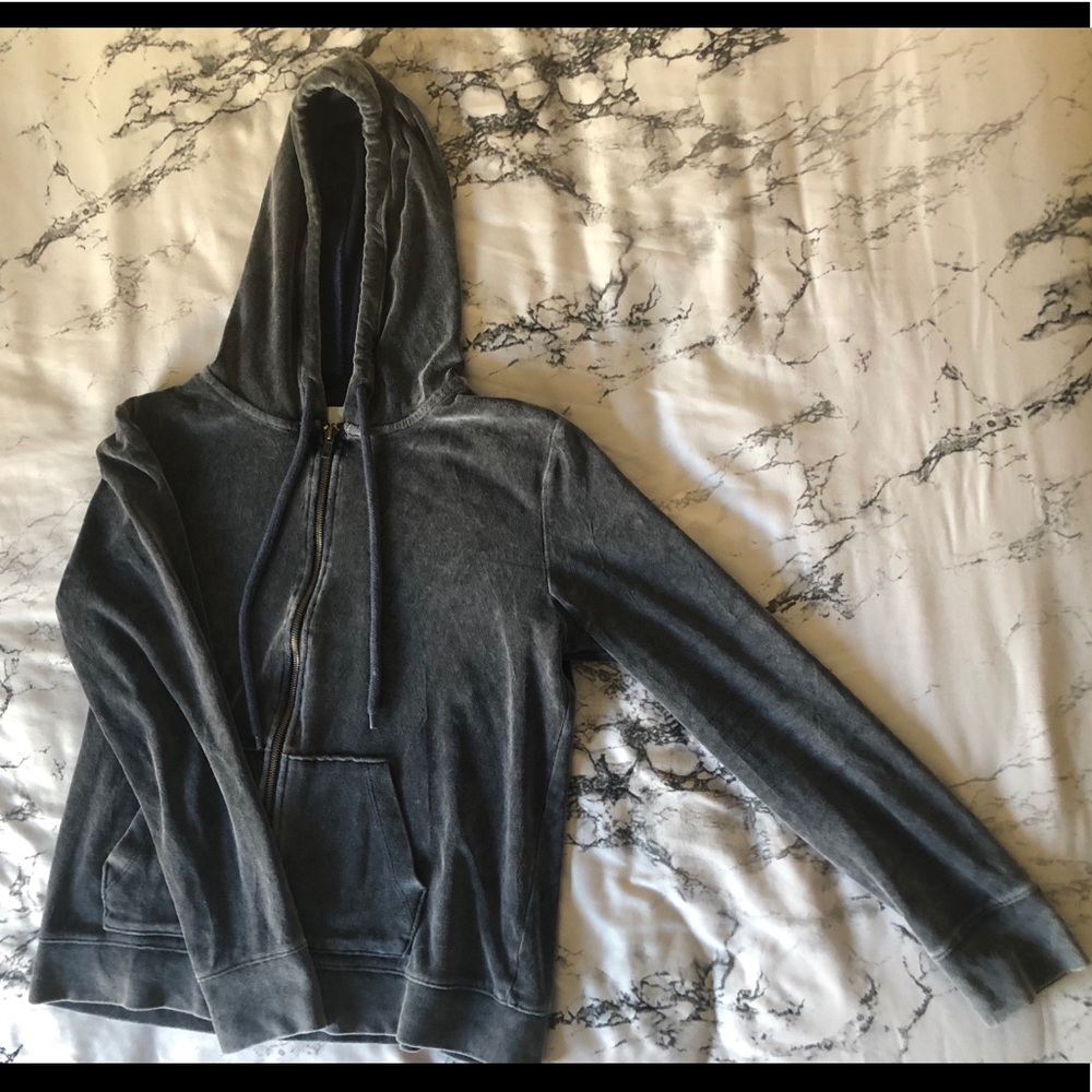 Velour Zip-Up